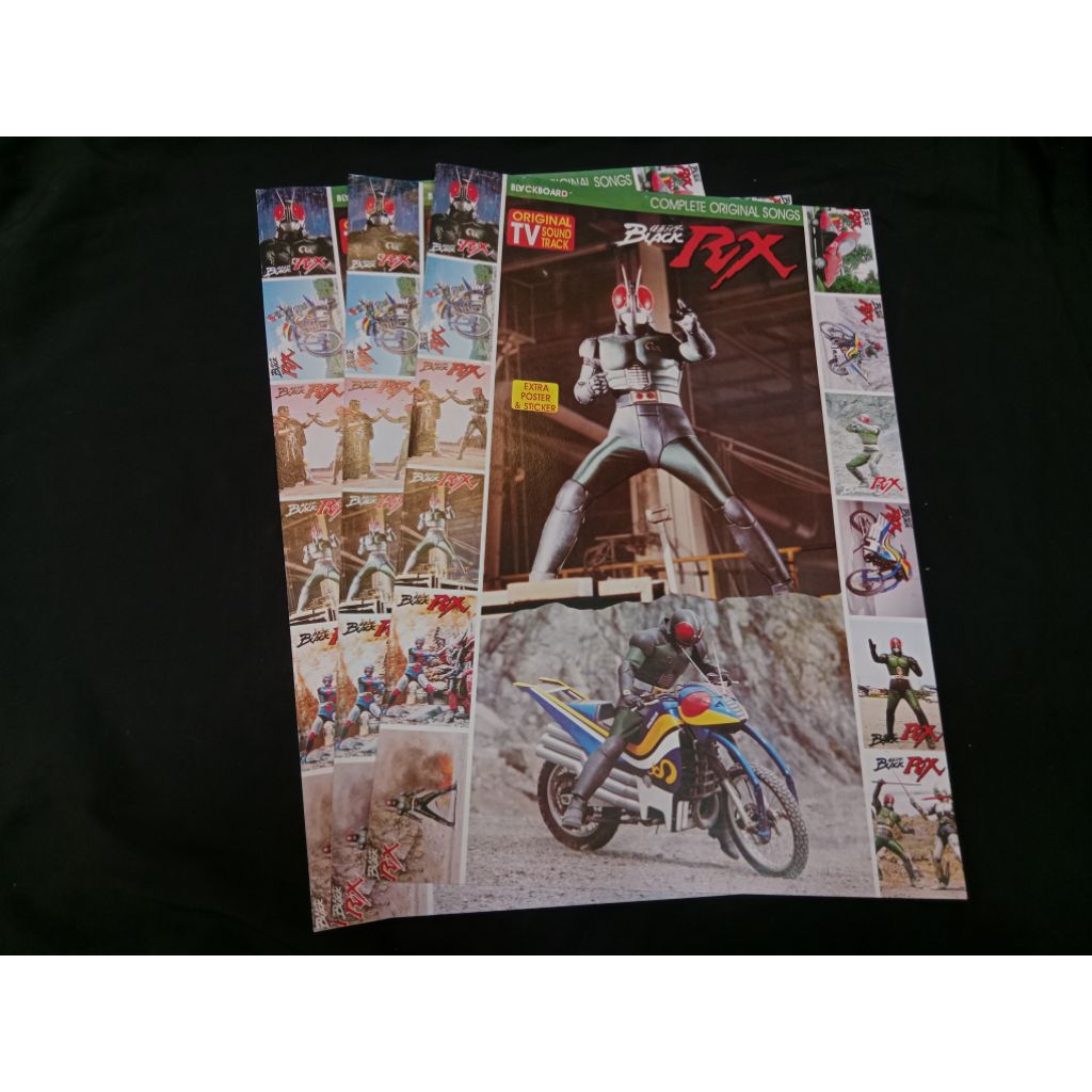 Poster Jadul Ksatria Baja Hitam