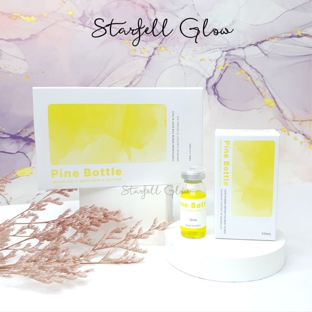 PINE BOTTLE Meso Slimming Face & Body Fat Penghilang Lemak Wajah Lengan Paha Perut Fat Burn Penirus 