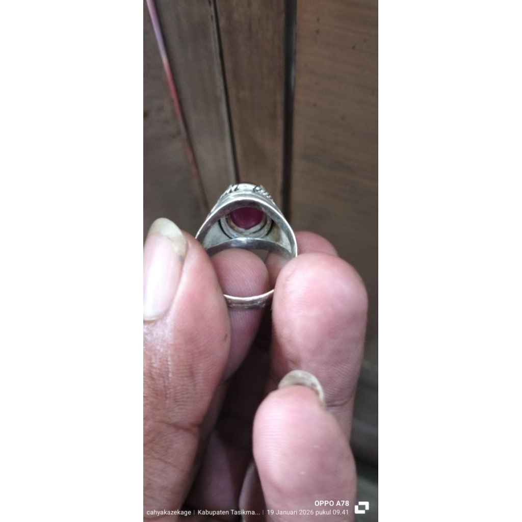 RUBY BOLD RING PERAK HANDMADE