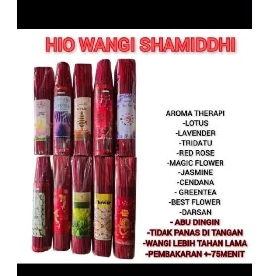 HIO WANGI LAVENDER / JASMINE / CENDANA SHAMIDDHI