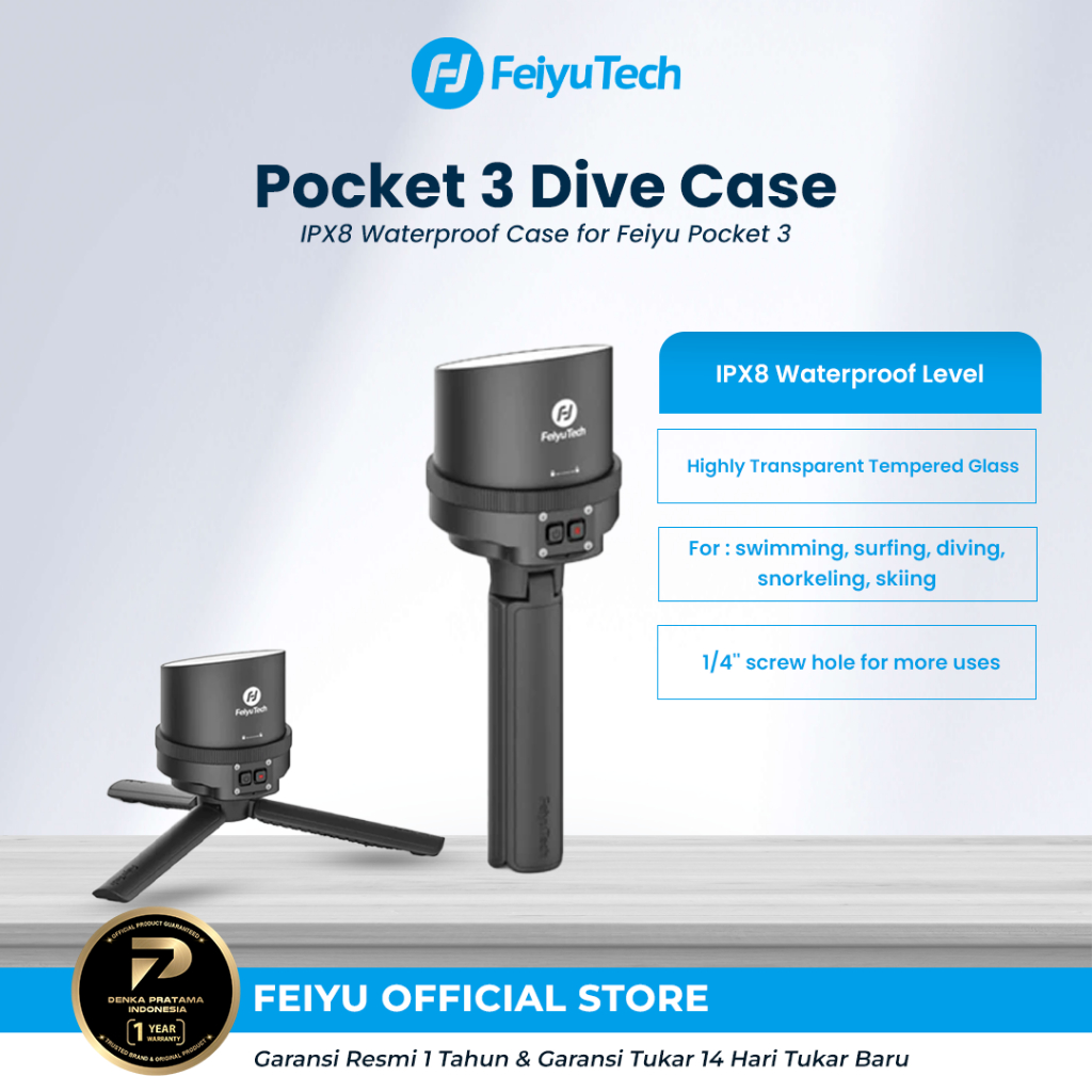 Feiyu Pocket 3 Dive Case IPX8 Waterproof Case for Feiyu Pocket 3