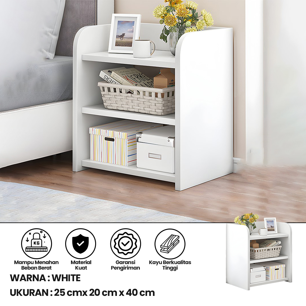 Meja Nakas - Meja Kamar Aesthetic - Meja Kecil Aesthetic -Nakas Meja Kamar Tidur - Lemari Kecil