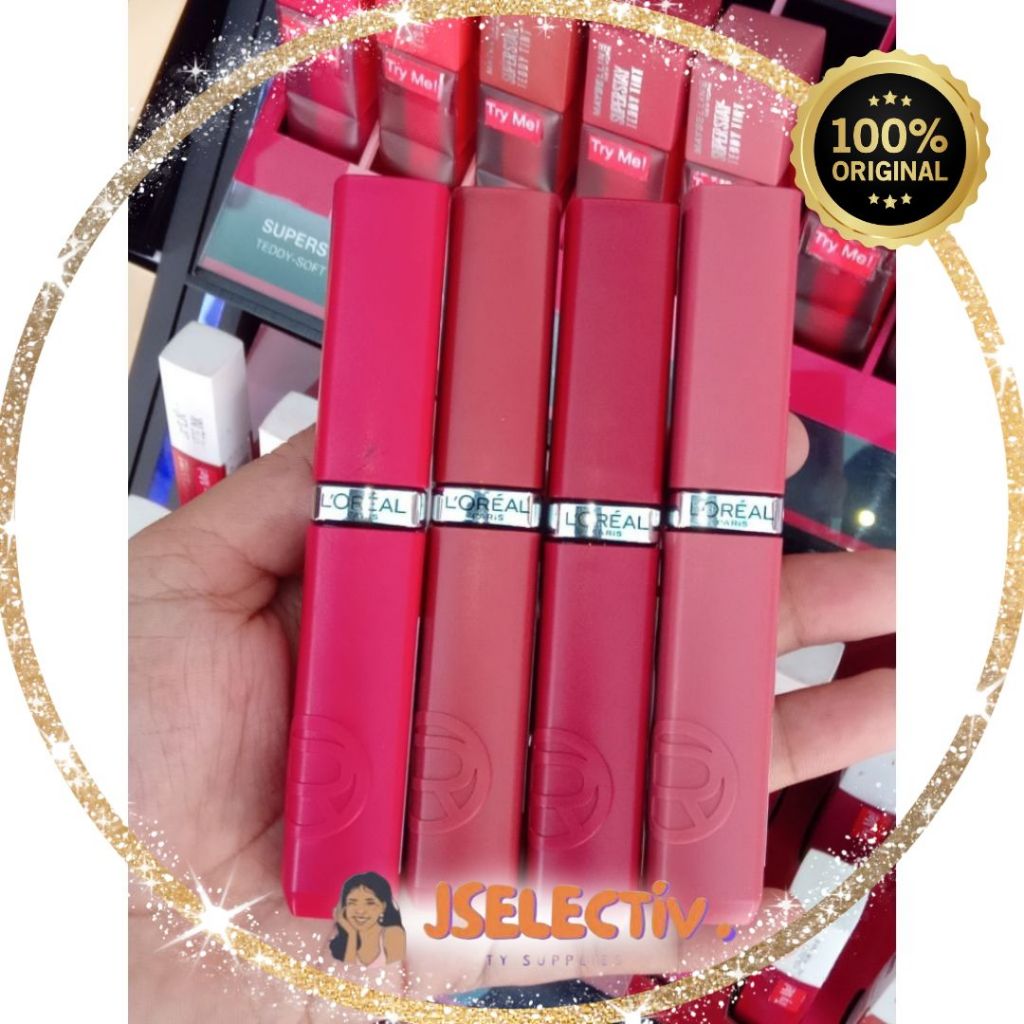 L'OREAL PARIS LIP CREAM - INFALLIBLE MATTE RESISTANCE LIQUID LIPSTICK SHADE LENGKAP // JSELECTIV X J