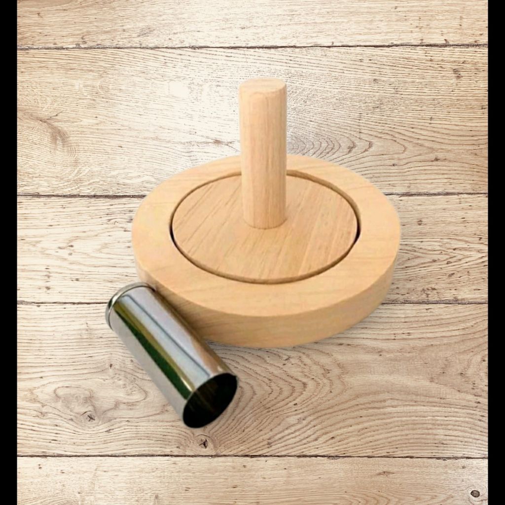 cetakan donat kayu diameter 6 cm