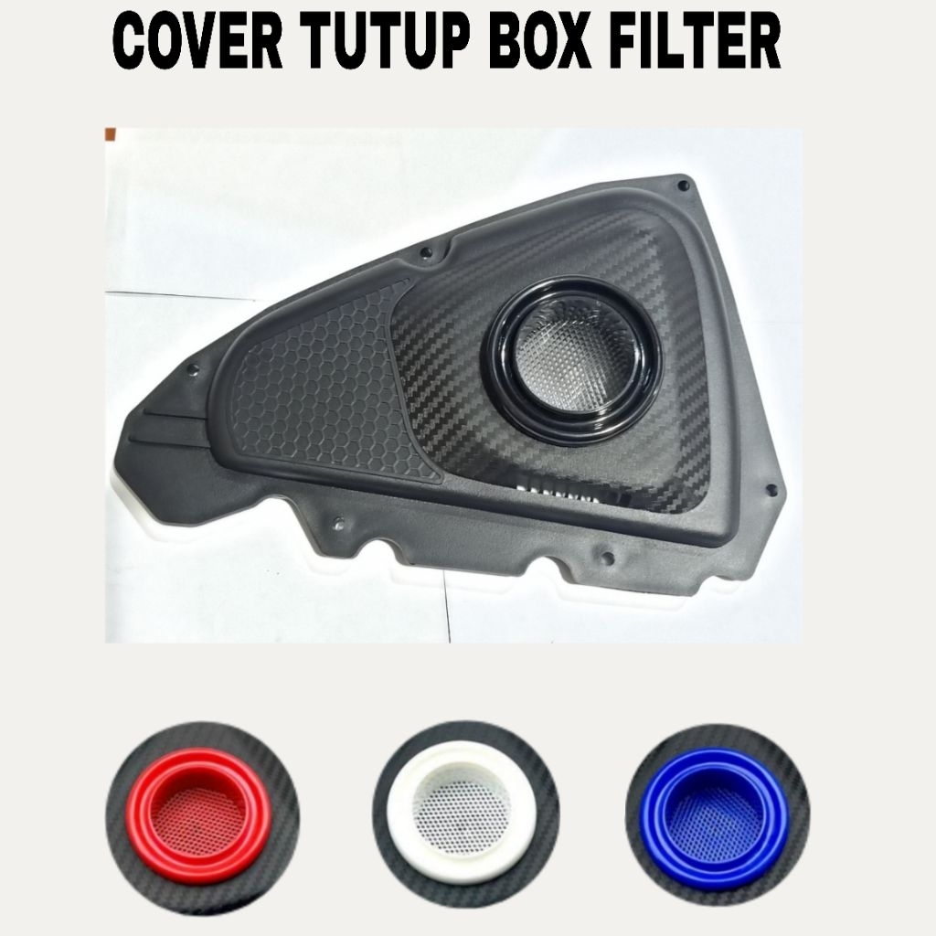 COVER TUTUP BOX FILTER UDARA VARIASI BEAT FI /SCOOPY FI/VARIO 110 FI NON ESP HIGH QUALITY