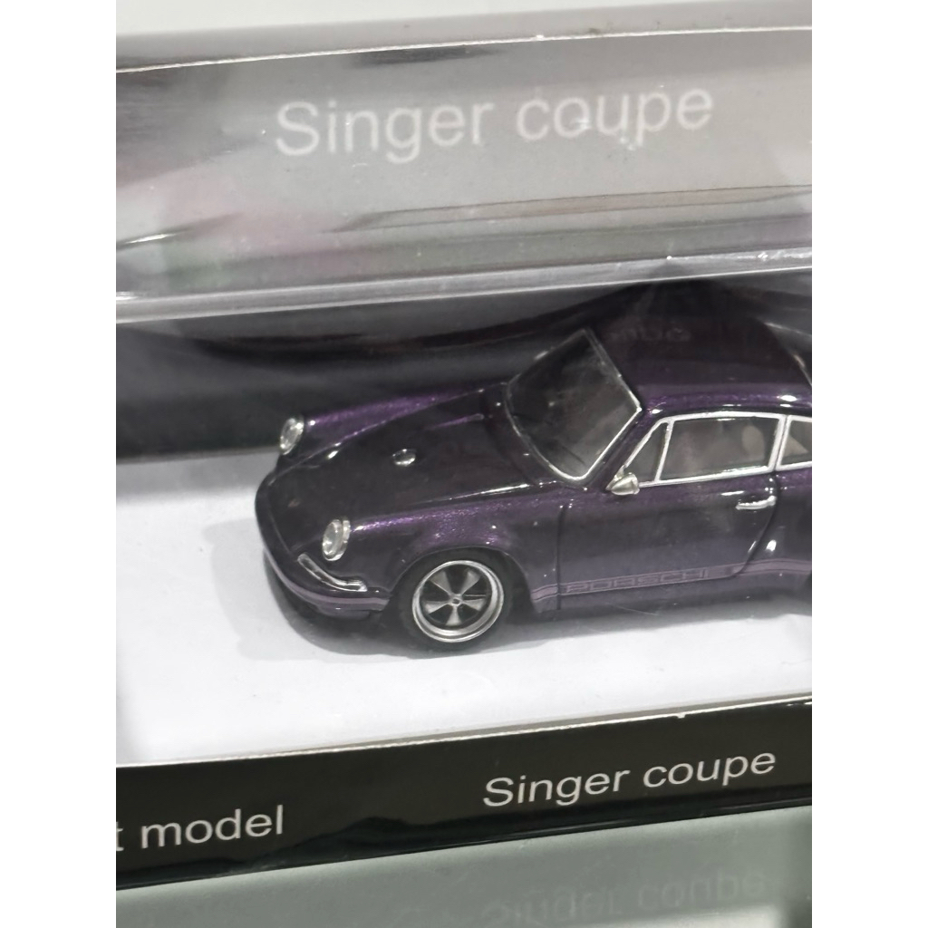 Zinct Model Porsche Singer Coupe 1:64 Violet Sealed