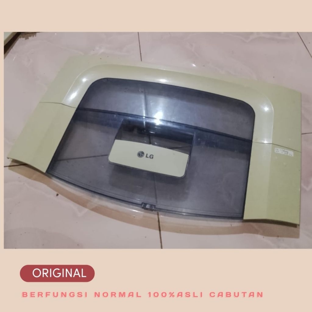 COVER DEPAN TUTUP MESIN CUCI LG 1 TABUNG WF-L705TC ORIGINAL CABUTAN