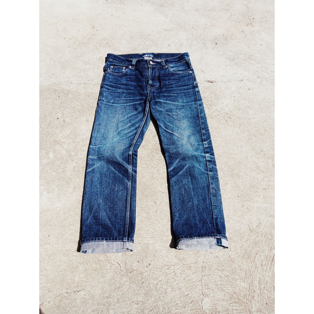 celana denim pnj 17 oz size 30 Slim straight