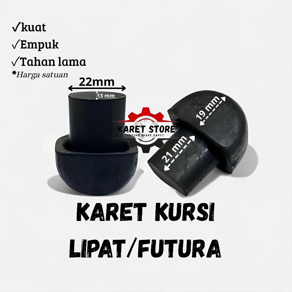 Karet kaki kursi futura/karet kaki kursi lipat