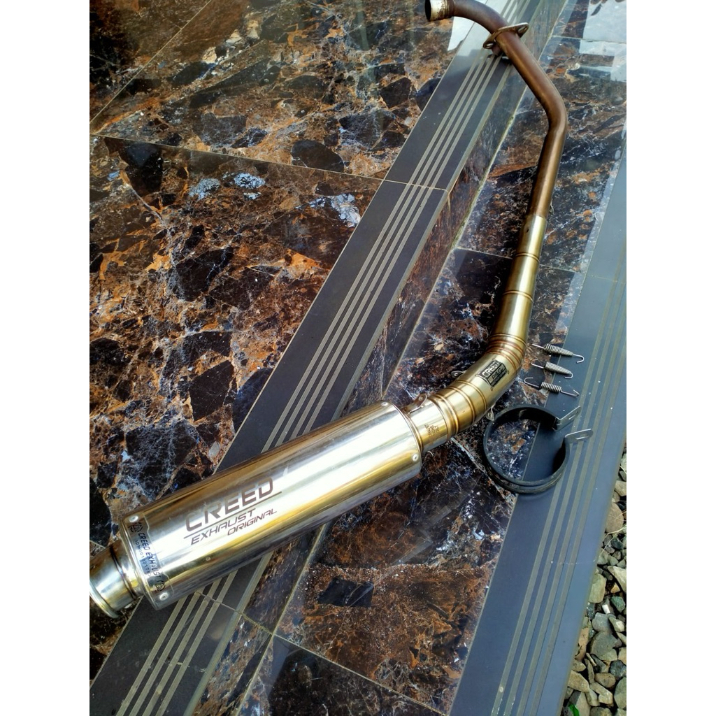 Knalpot creed exhaust PNP CB150R