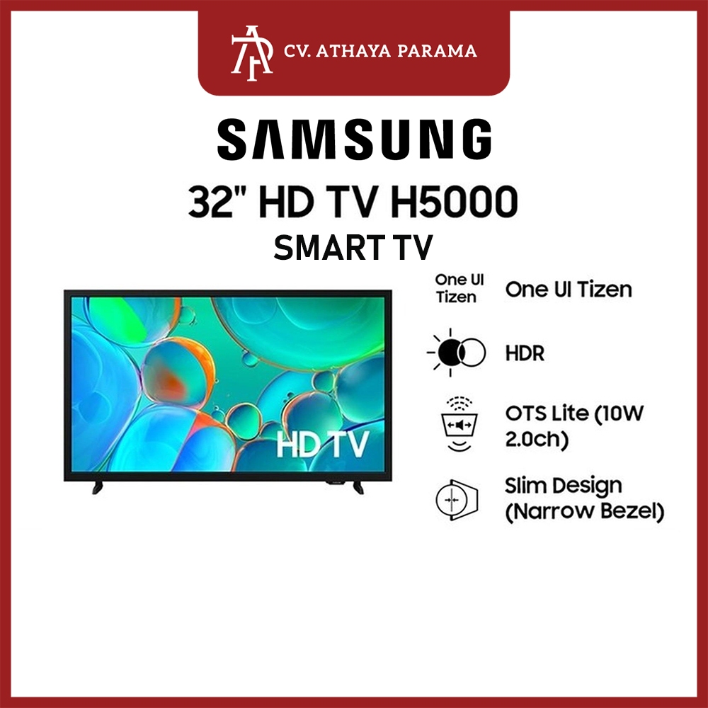 Samsung H5000 Smart TV 32 Inch HD Ready dengan Desain Slim dan Suara Dolby Led TV