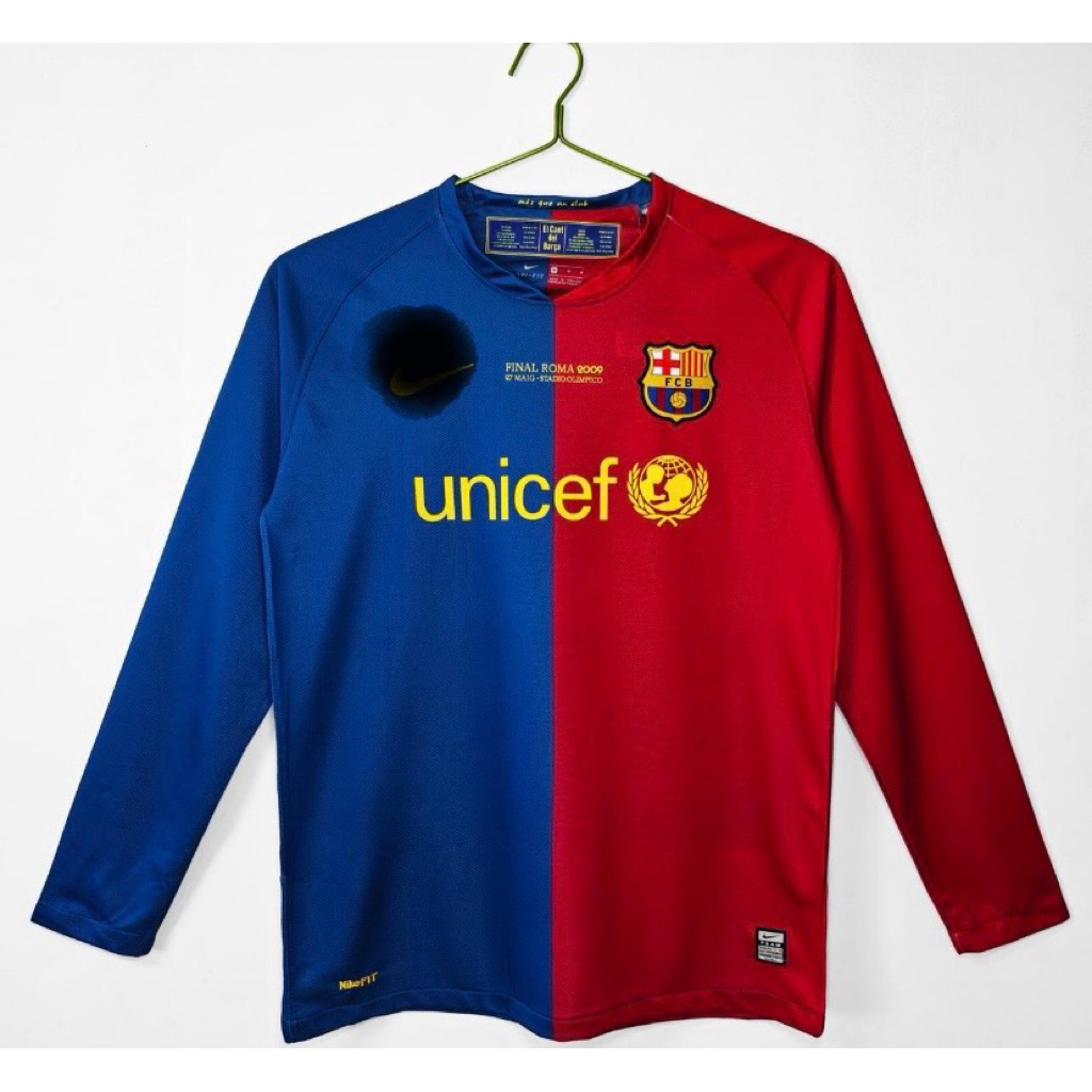 Jersey Kaos Baju Bola Barca Barce Barcelona Barka Home Away 3rd Third Retro Klasik Classic Jadul Law