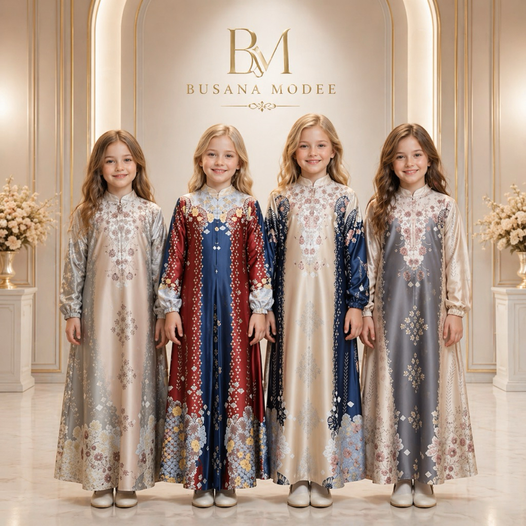 Gamis Maxmara silk Anak-anak By busana_modee Gamis Anak-anak model Terbaru Gamis kondangan Anak Gami