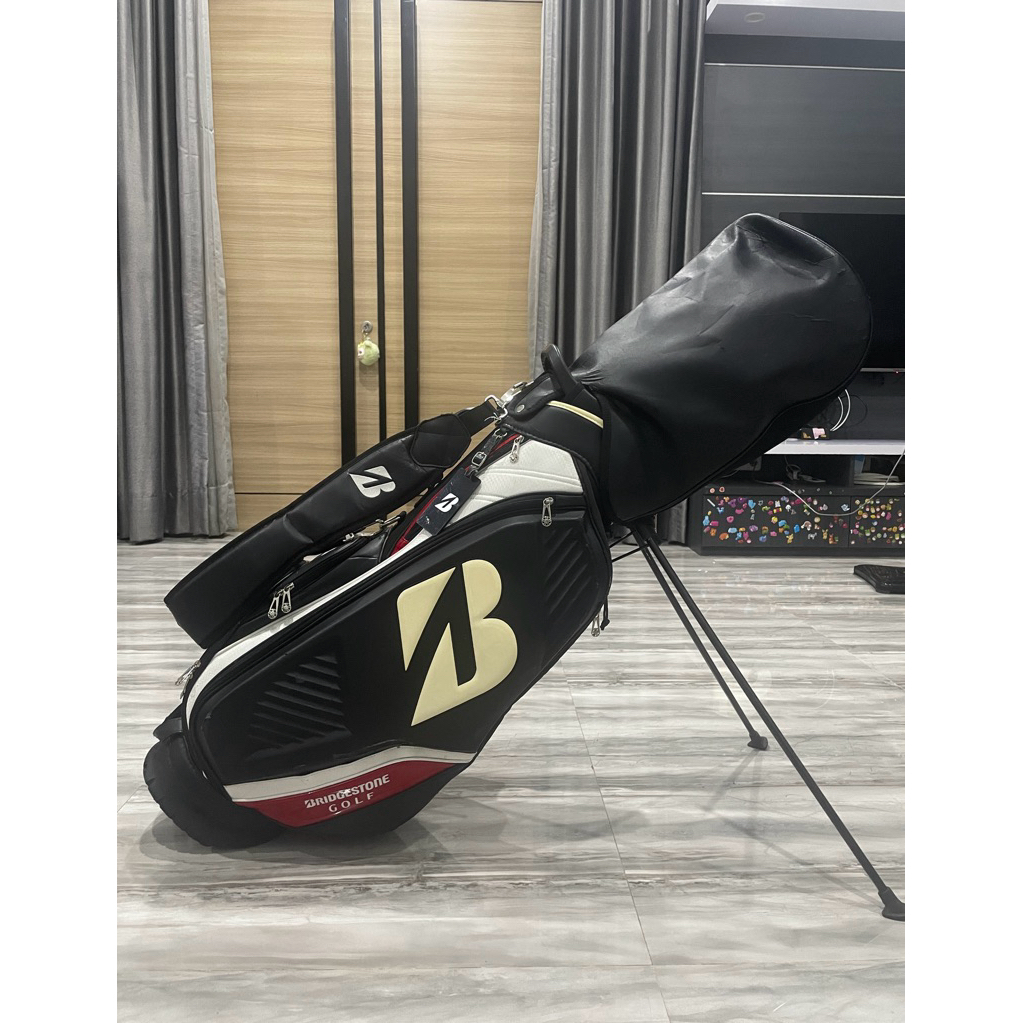 Tas golf Bridgestone Standing Bag Golf Red/Black/White