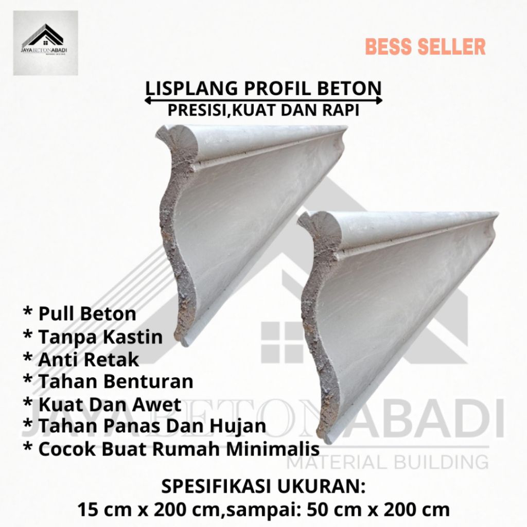 JAYA BETON ABADI,LIS PLANG PROFIL BETON,LIS BETON, LIS PROFIL, Profilan Pull  Beton