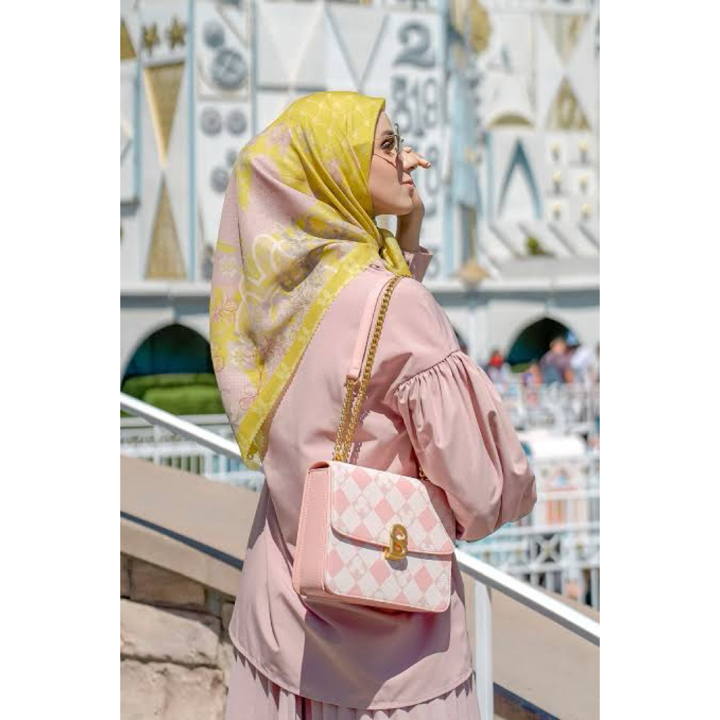 RARE Buttonscarves The Dream Park (TDP) - sun (preloved with fullsetbox)