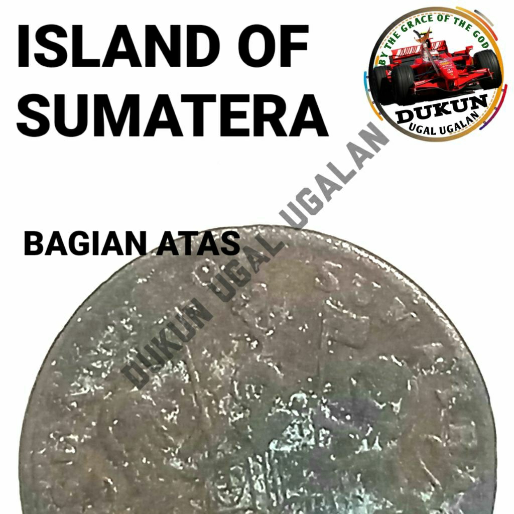 Pajangan Kolelsi Koin Abu Nawas 1804 Island of Sumatra Kondisi Bekas Istimewa