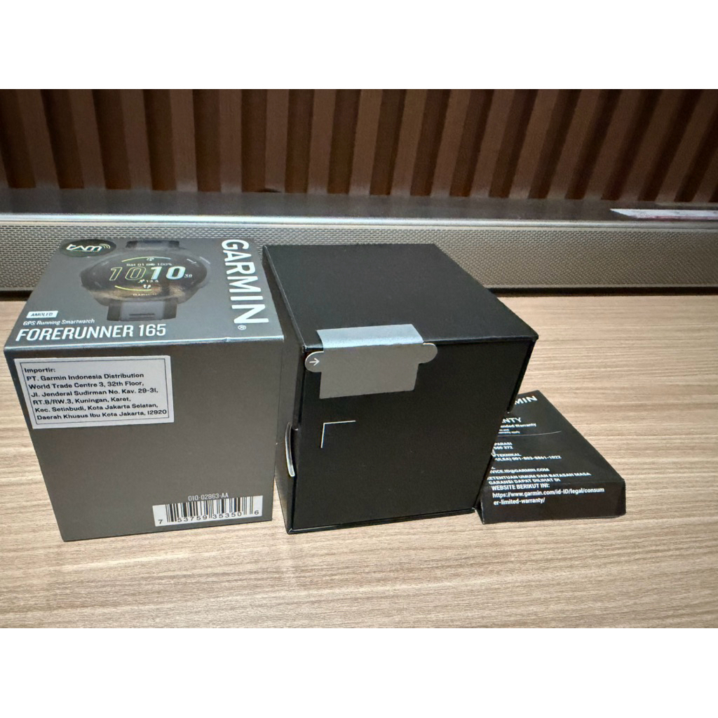 garmin forerunner 165 hitam jam tangan smartwatch