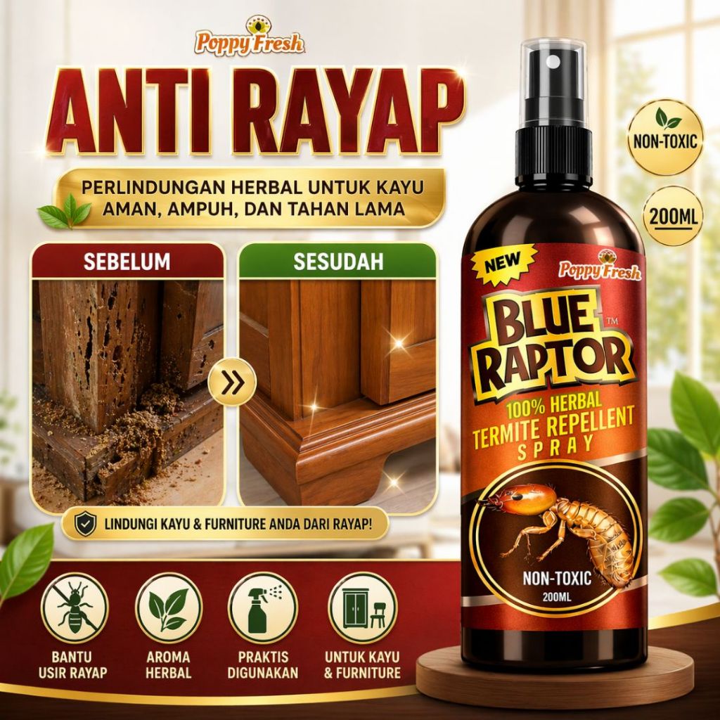 [NEW] Aromatic Spray Pembasmi Rayap 250ML Kayu Meja Rumah Tanpa Bau Semprotan Pengusir Rayap Ampuh
