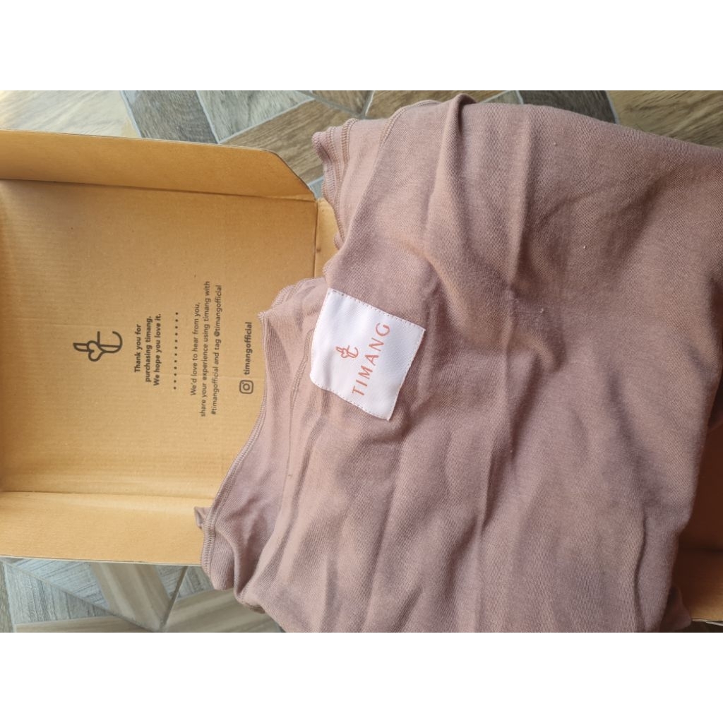 Timang Stretchy Wrap - Saddle (Preloved)