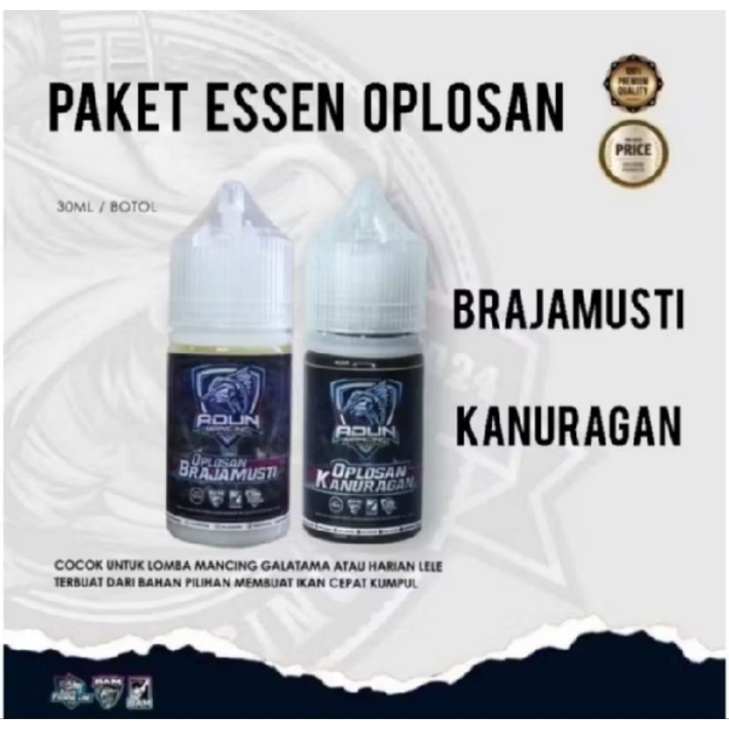 paket essen braja kanuragan 30ml adun mancing essen oplosan terbaik 30ml bisa juga beli 1 an