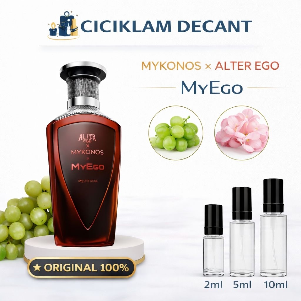Decant Parfum Mykonos x Alter Ego My Ego