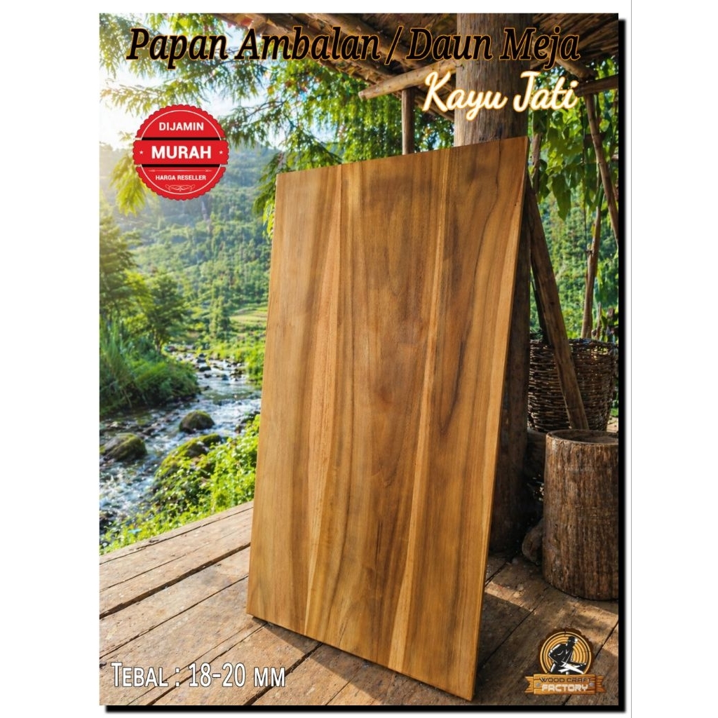 Papan Kayu Jati / Manglid kayu asli