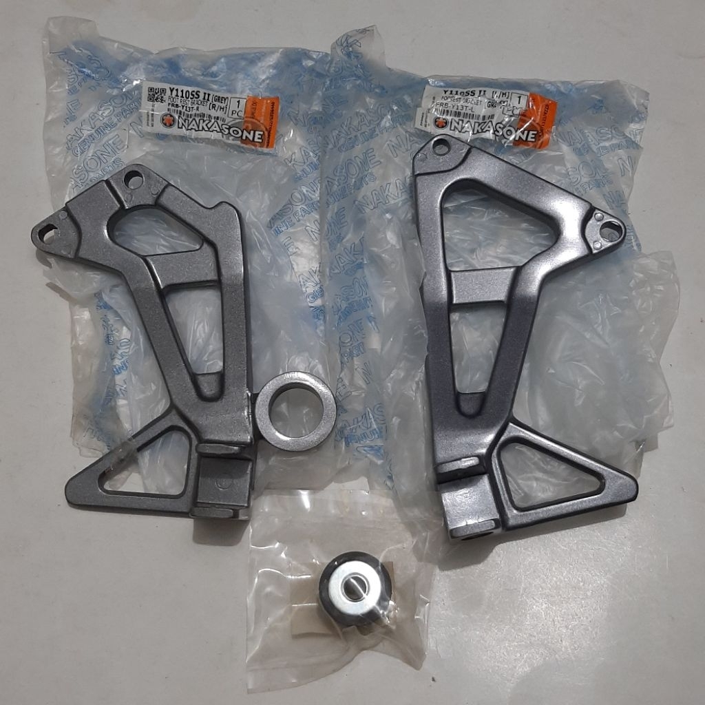 Yamaha SS 2 two bracket footstep belakang dan karet bushing knalpot