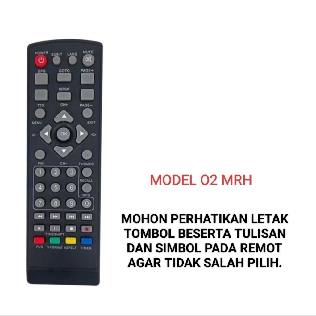 Remote stb HINOMARU remot set top box hinomaru DVB T2 remot pengganti