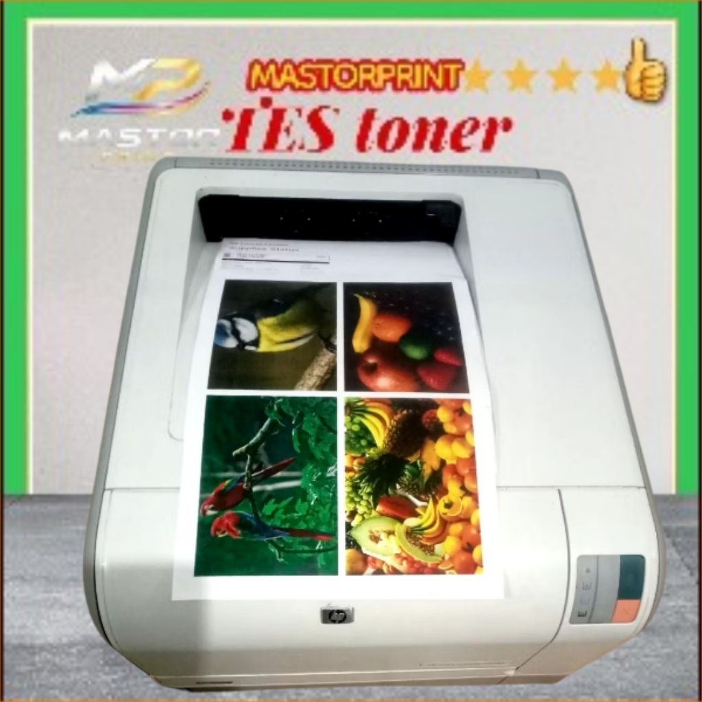 printer hpColor LASERJET CP1215n  A4/F4/A5 siappakay printer warna