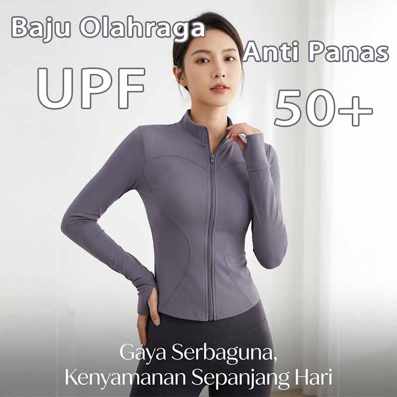 Jaket Anti UV Wanita Korea Tipis Premium Nyaman Olahraga Sehari-hari