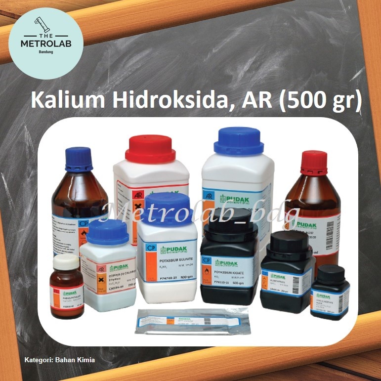 Kalium Hidroksida, AR (500 gr)