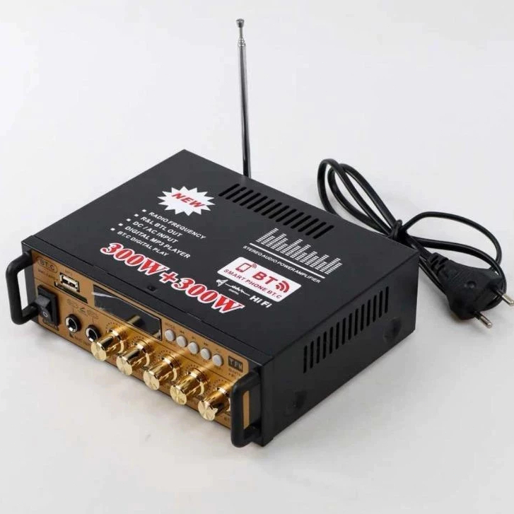 BERMUTU /COD/ 600W BT-198E Amplifier Karaoke Bluetooth Power Amplifier Power Amplifier Wireless