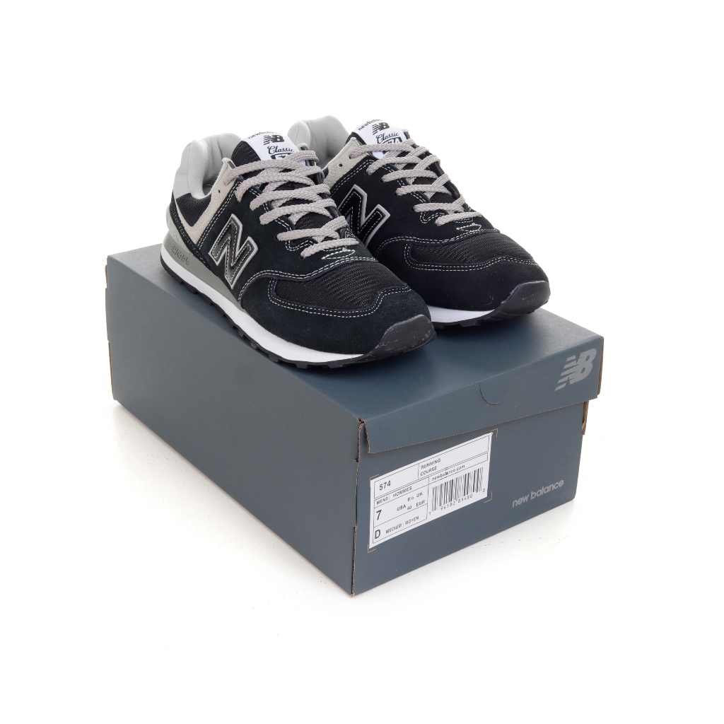 (SLKCK) Sepatu Sneakers New Balance ML574EGK Core Black Grey - NB 574