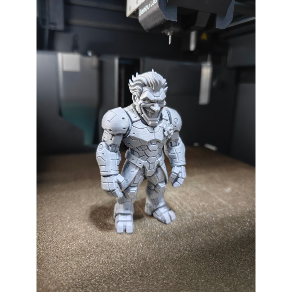 Robot Joker 3D Printing Custom / Action Figure Joker / Mainan Joker / Miniatur Joker