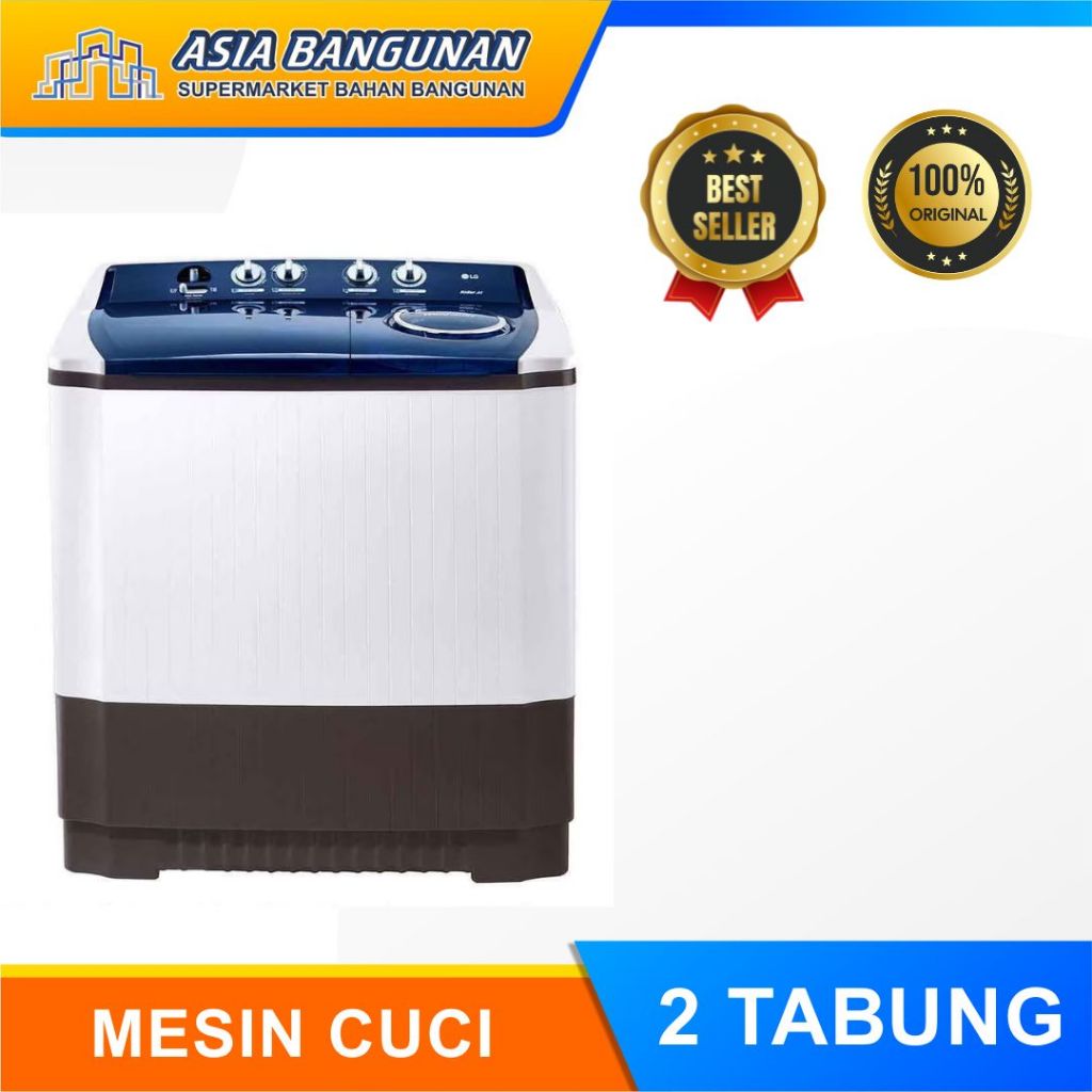 LG mesin CUCi 2 tabung 8KG P8000N
