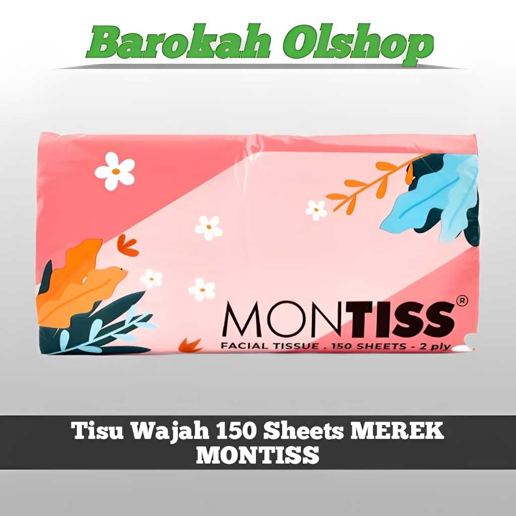 Tissue MONTISS Facial 150s TISSUE WAJAH MONTISS