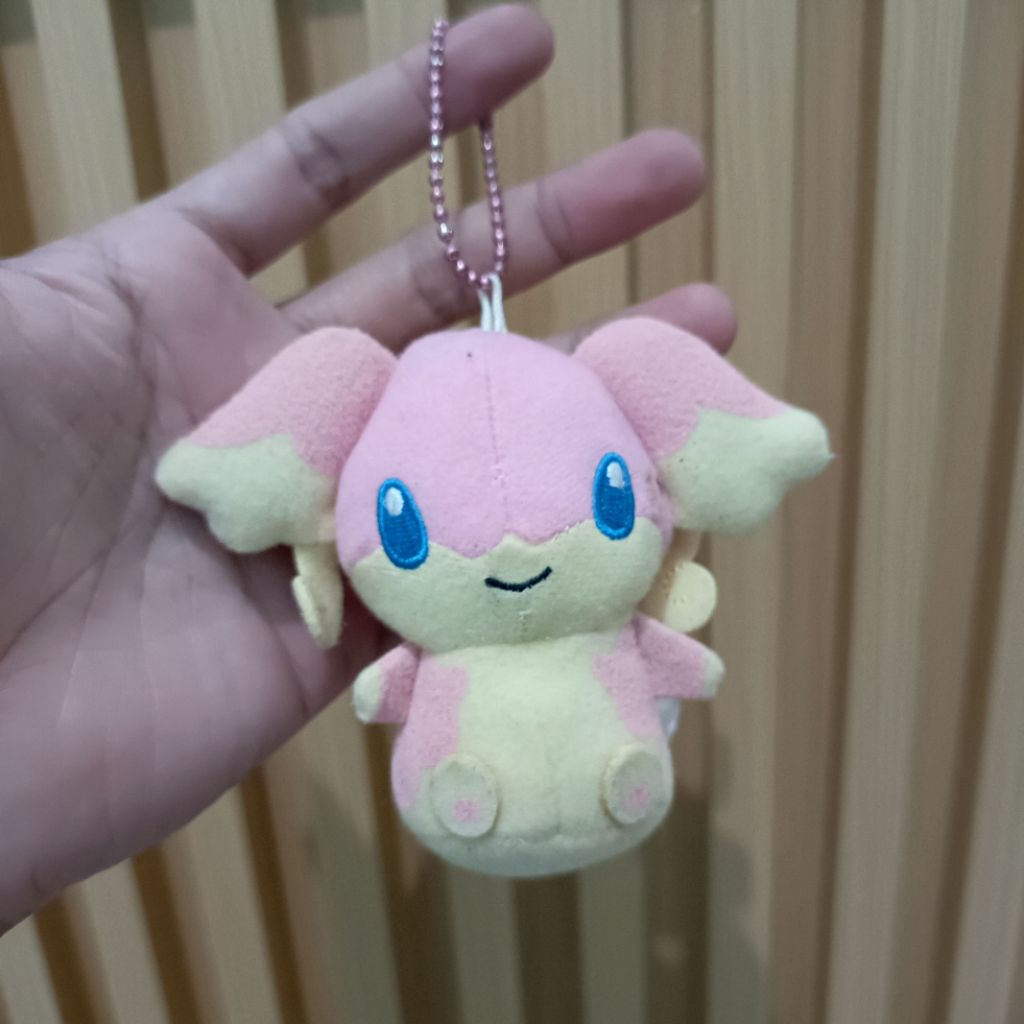 Ganci Pokemon Audino Pokedoll / Keychain Pokedoll Audino Pokemon Center
