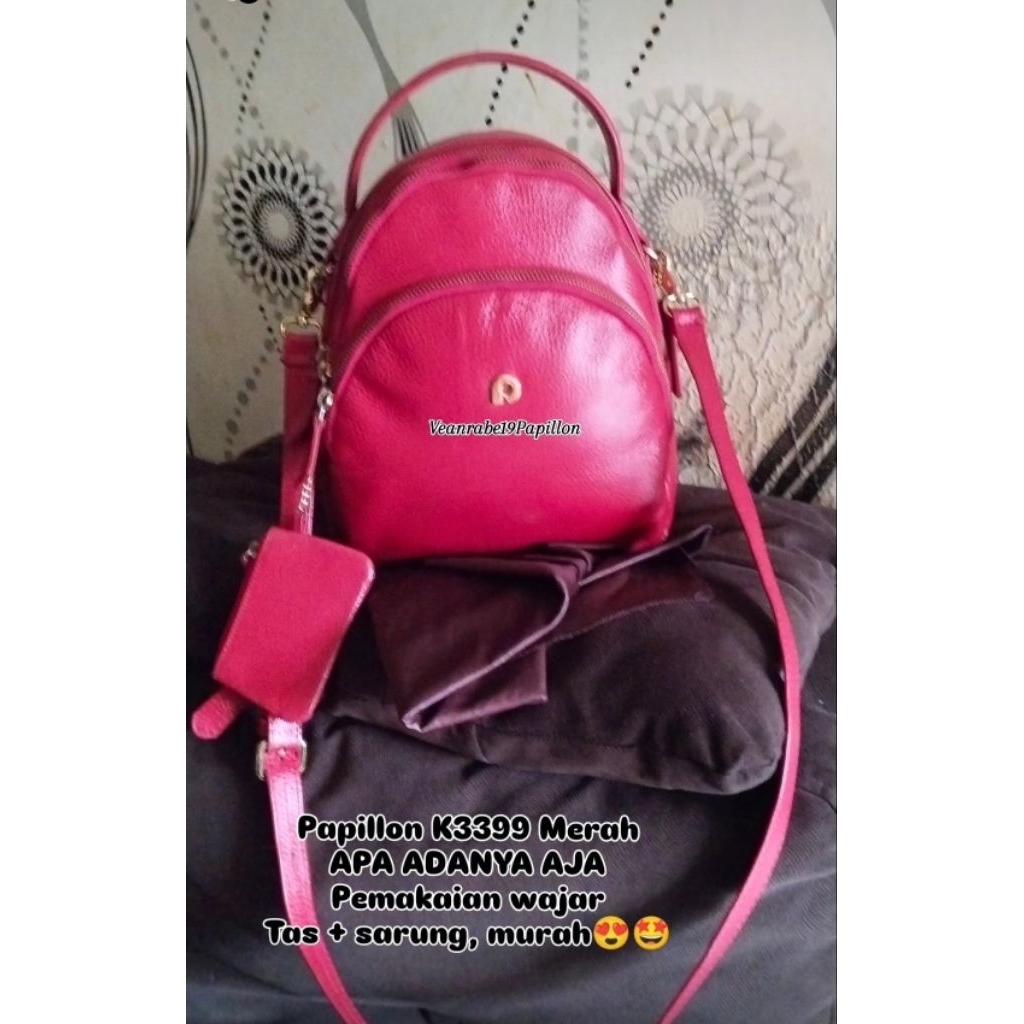 papillon K3399 papilon second tas papillon seken bekas cek keterangan