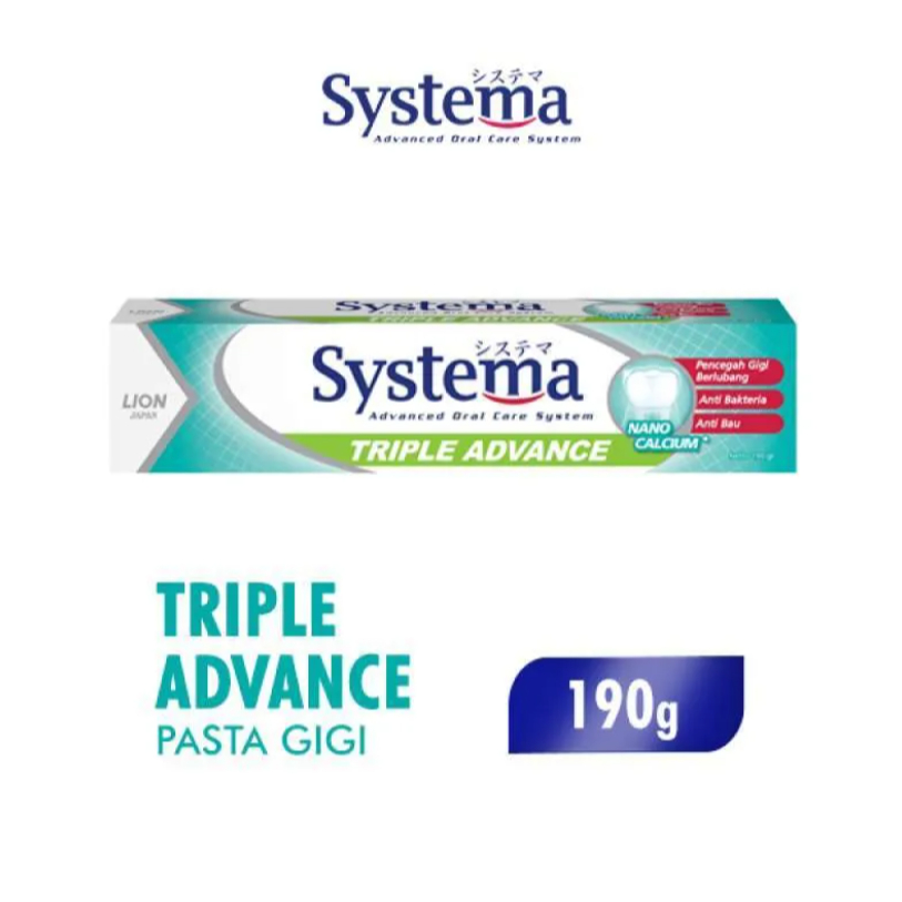 Systema Pasta Gigi Odol Triple Advance 190 gr