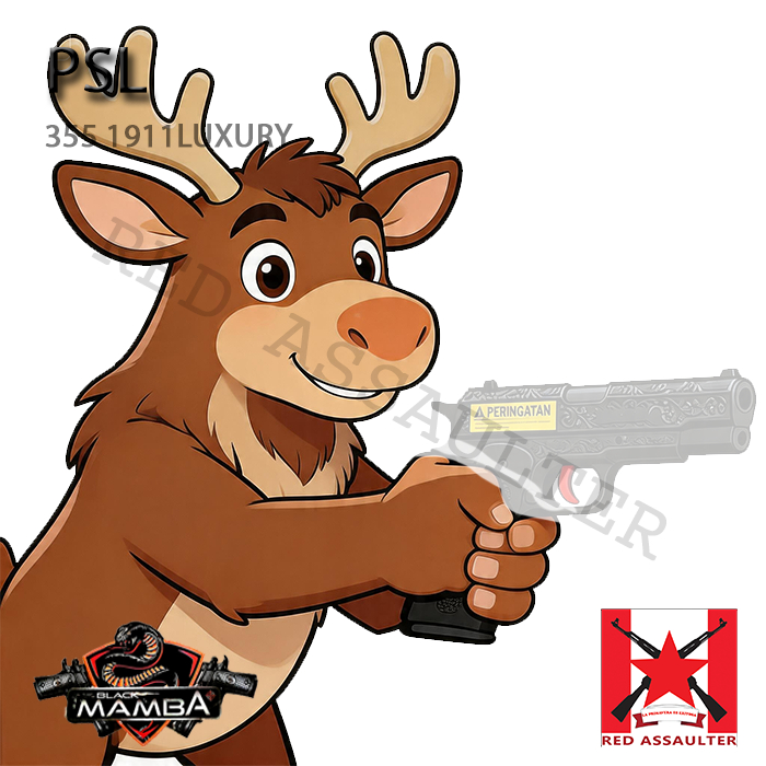 Pajangan Outdoor Kartun Rusa Besar Moose Khas Amerika Serikat P355 1911 Luxury