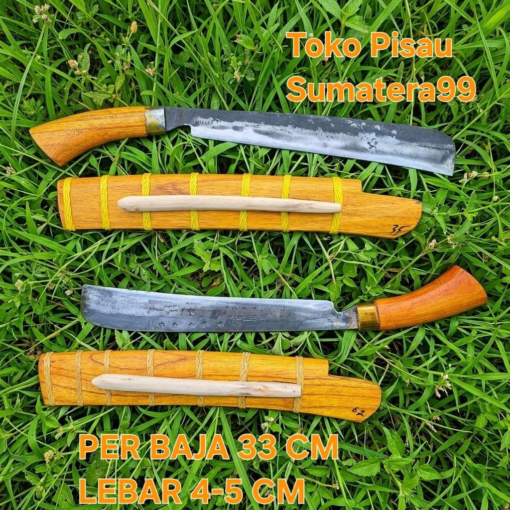 Pisau Baja Per asli | Pisau Sumatera | Alat Pertanian Perkebunan | Parang | Golok Kebun | Pisau Kebu