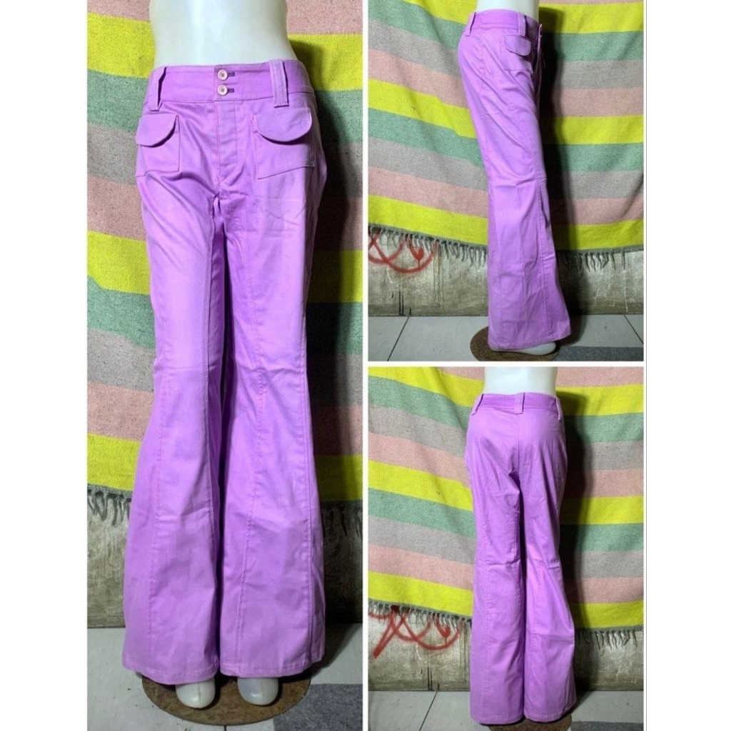 atsuro tayama purple flare pants