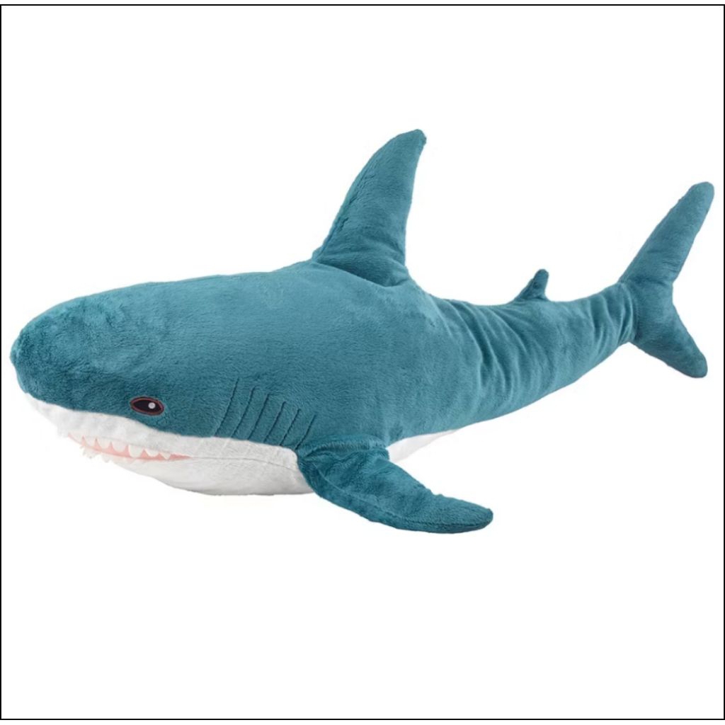 Boneka Hiu Shark Megalodon JUMBO 100cm Mainan Animals Doll