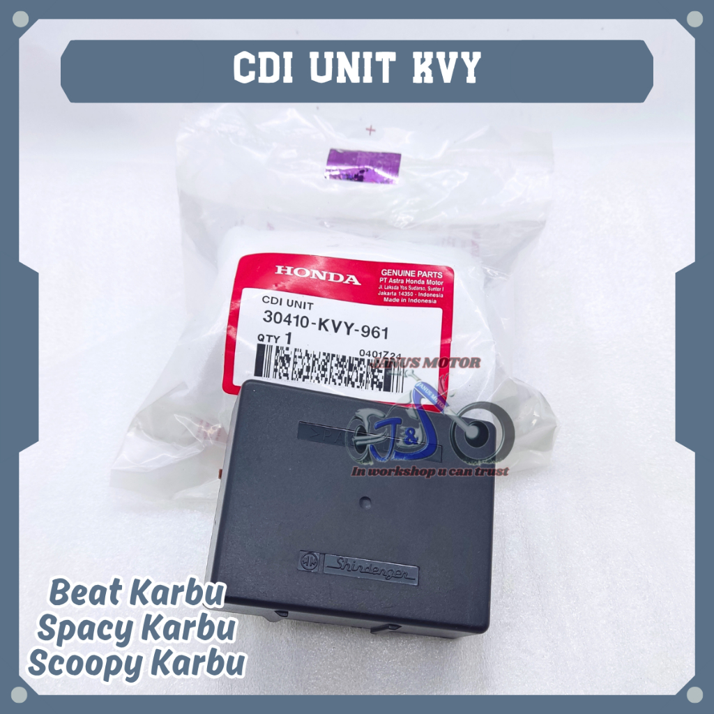 CDI Unit Honda KVY Beat Karbu Spacy Karbu Scoopy Karbu Original AHM