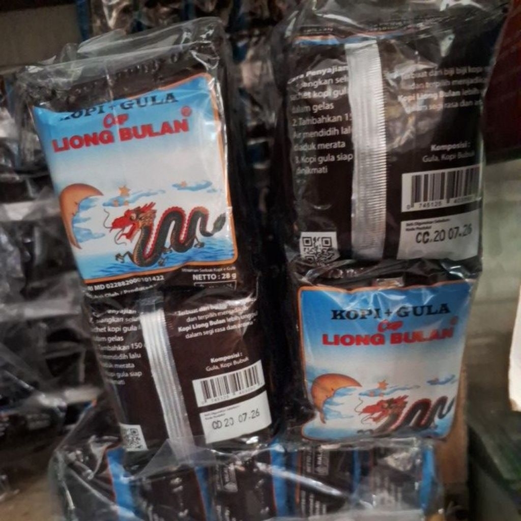 Kopi Liong + gula