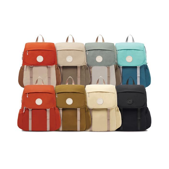 TWOSTRAP - Flappy Backpack - Tas Ransel Sekolah Kuliah Cewek muat Laptop 14inch - MCM + Dark Chia