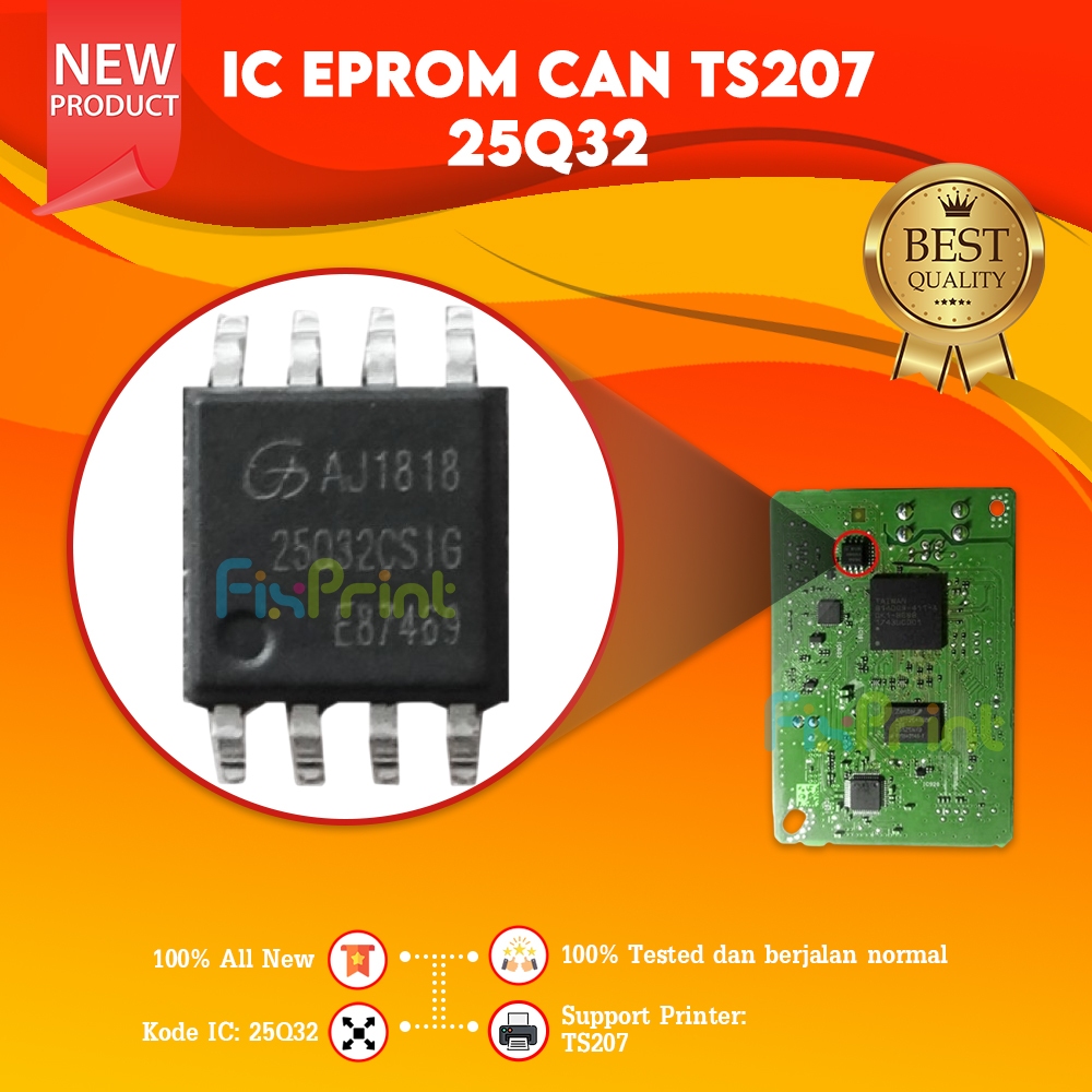 IC Eeprom TS207 IC Eprom Canon TS-207 IC Resetter Counter TS 207