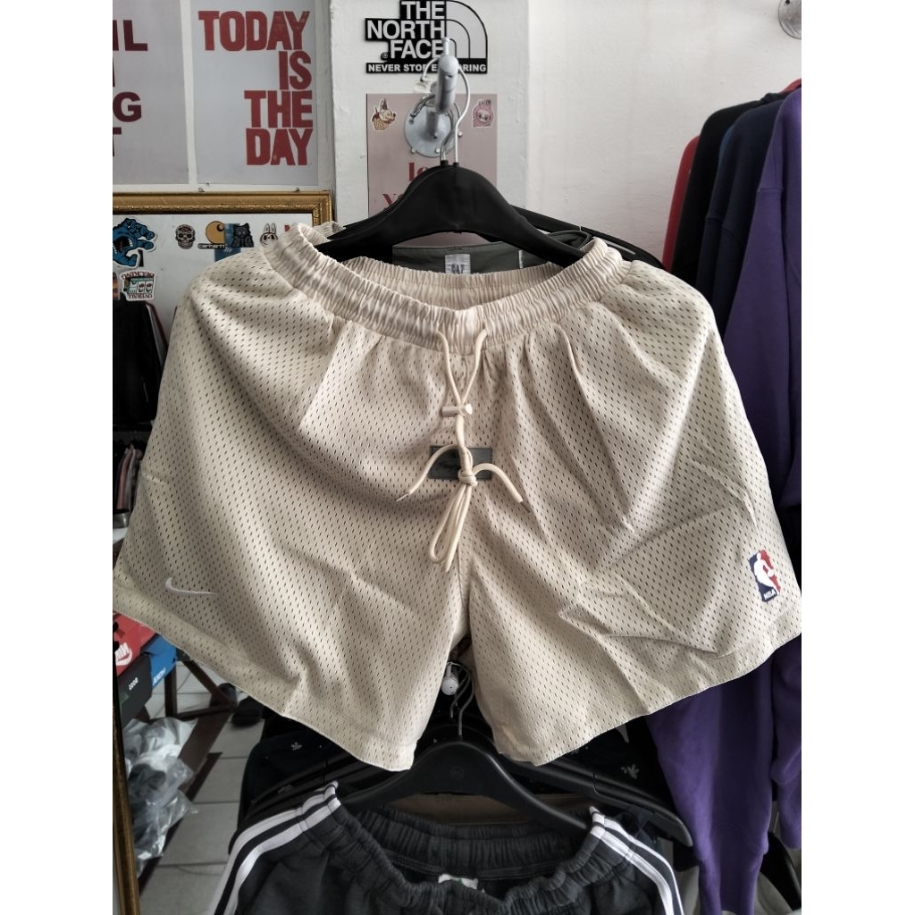 Fear of God x Nike Basketball Shorts Light Cream