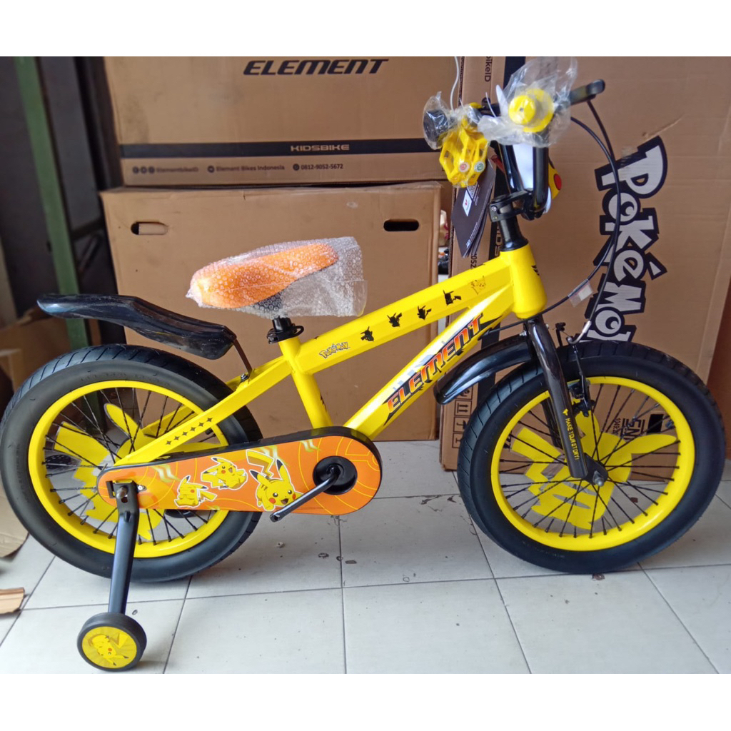 Sepeda Anak / KIDS BIKE BMX Ukuran 12 16 18 Inch ELEMENT COYOTE YOTEL POKEMON / PIKACHU / SPIDERMAN 